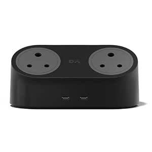 DailyObjects Loft Charging Station – 2 Type-C Ports – 65W, 2 Type-D Ports – 2500W, 5ft Long Cable, Compatible with All Devices, Supports Laptop Charging for Office, Home Appliances, GaN5 – Green
