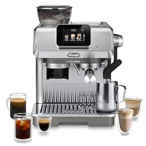 DeLonghi La Specialista Touch Professional Coffee Machine with Cold Brew, Original Italian Brand, Built In Grinder, Touch Control Panel, 9+ Recipes, Professional Barista Kit Included, EC9455.M