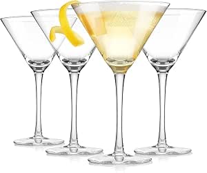 PrimeWorld Premium Delight Vintage Red Wine Glasses – Set of 4, 180ml Goblet Glasses for Wine, Cocktails, Sparkling Water, Elegant Drinkware for Entertaining or Daily Use